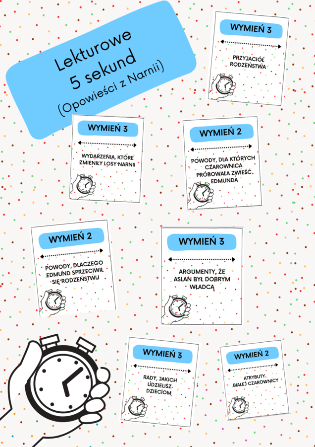 Lekturowe 5 sekund - zestaw dla klas IV-VI