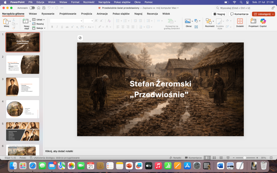 Przedwiośnie - świat przedstawiony