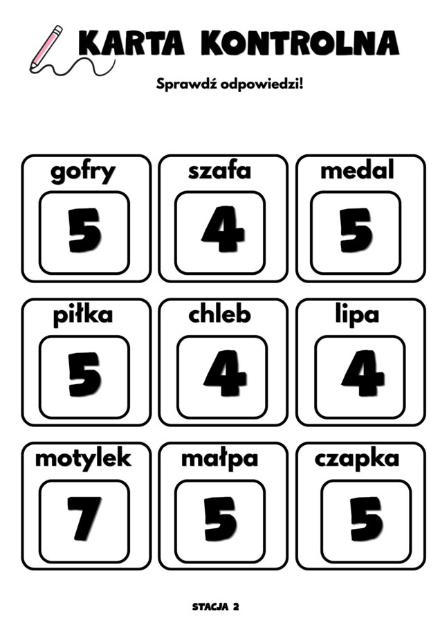 Stacje zadaniowe – klasa 1–2 | 8 stacji do utrwalenia umiejętności