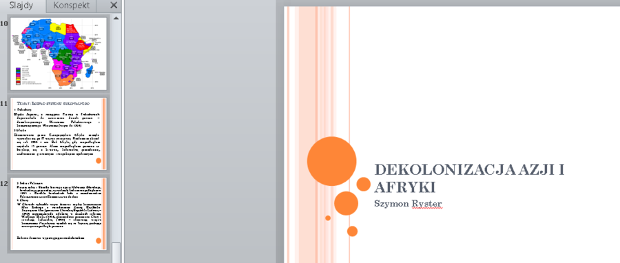 Dekolonizacja Azji i Afryki - prezentacja