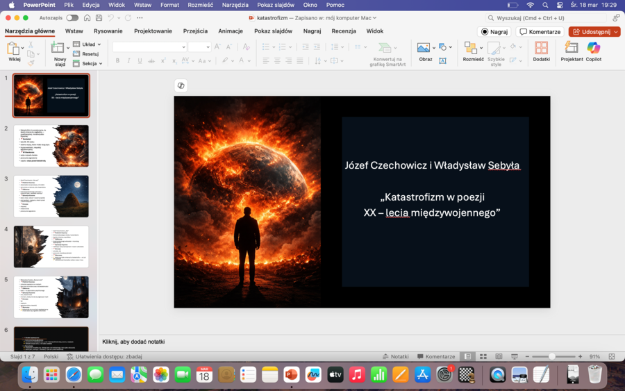 Katastrofiści w XX - leciu międzywojennym