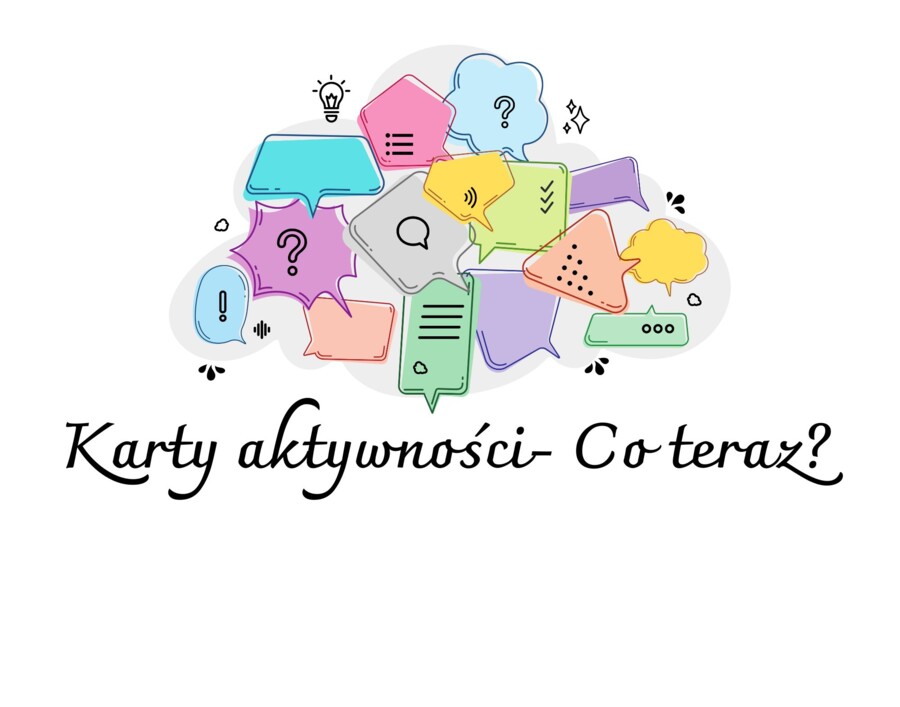 Karty aktywności "Co teraz?"
