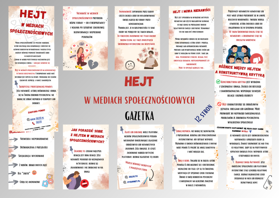 HEJT w mediach społecznościowych GAZETKA