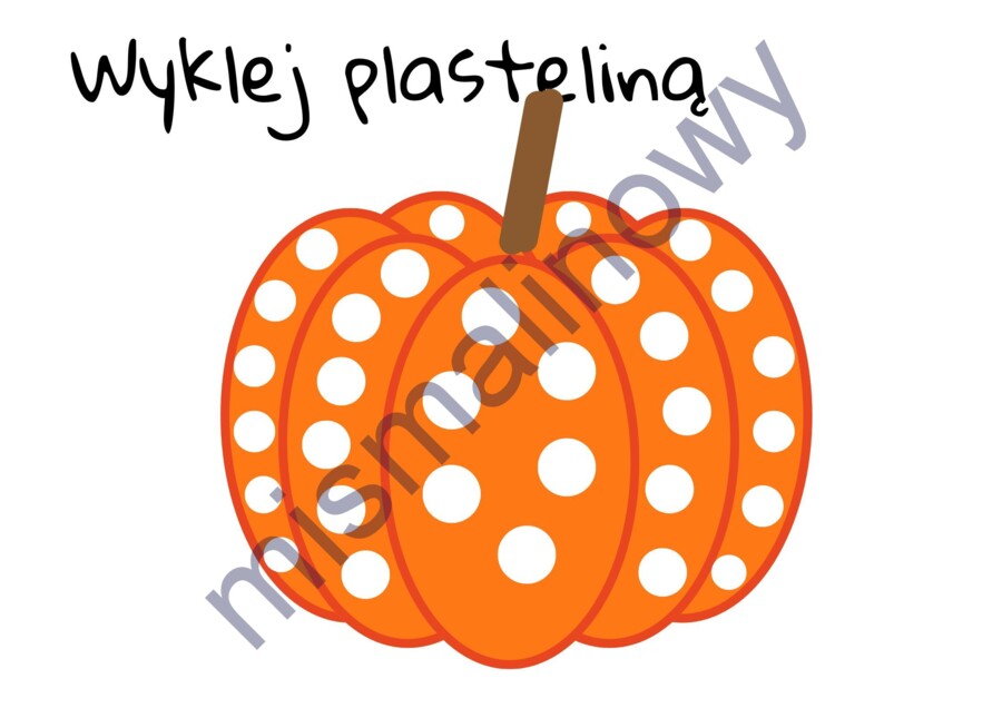 Dynia wyklej z plasteliny