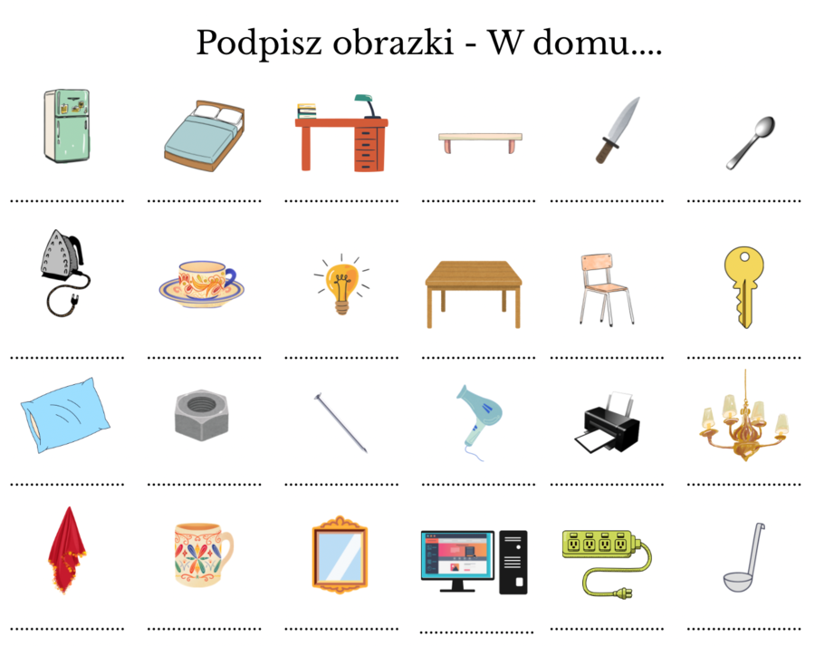 W domu - trudności ortograficzne