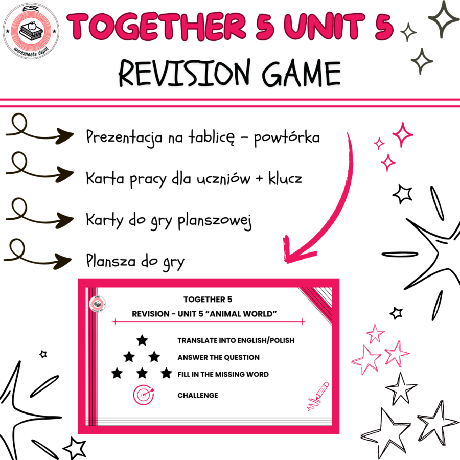 Together 5 Unit 5 Revision Game