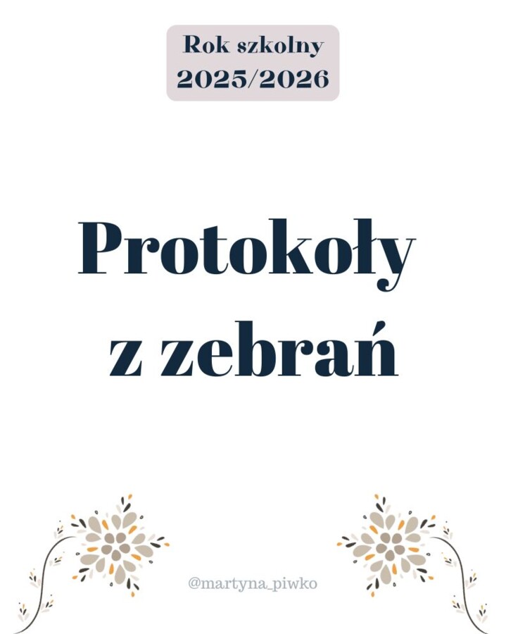 Teczka wychowawcy - wkładki do segregatora.