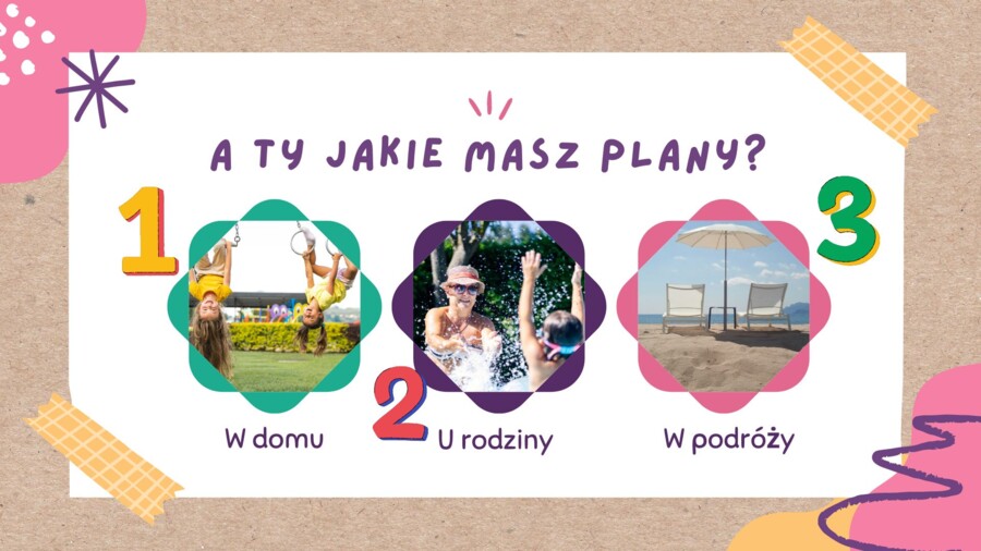 Prezentacja / materiały na gazetkę Bezpieczne wakacje