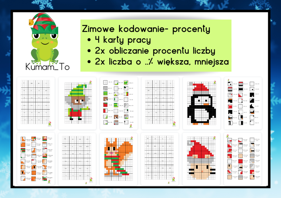 Zimowe kodowanie- procenty