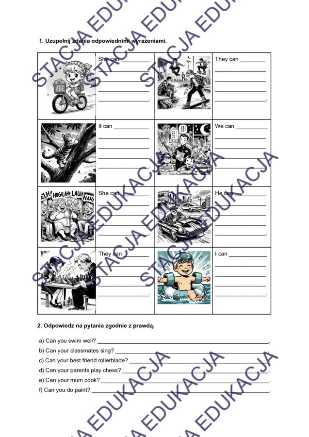 Karta pracy: Brainy 4 – Unit 5 – Powtórka do sprawdzianu | Macmillan