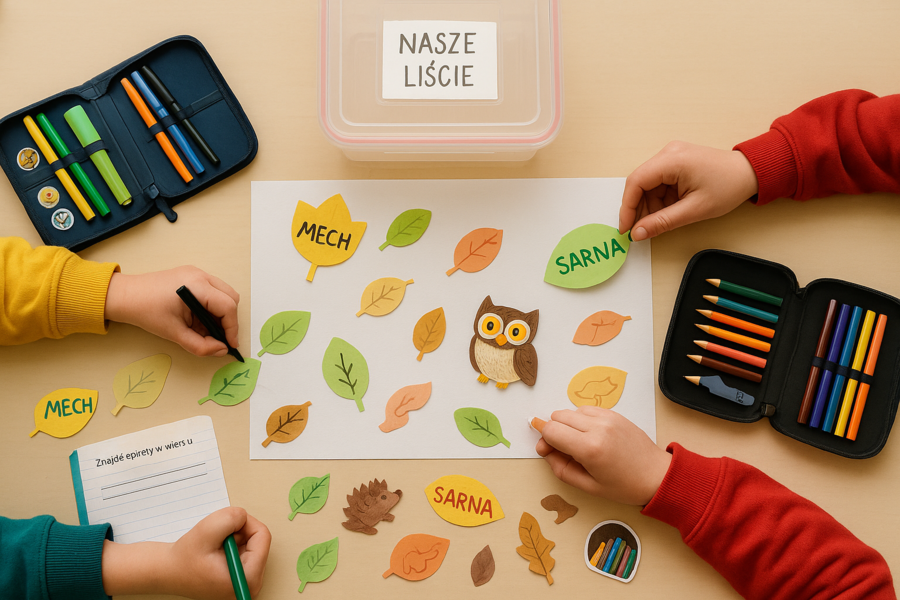 Scenariusz lekcji. Jan Twardowski "O lasach". [JĘZYK POLSKI]