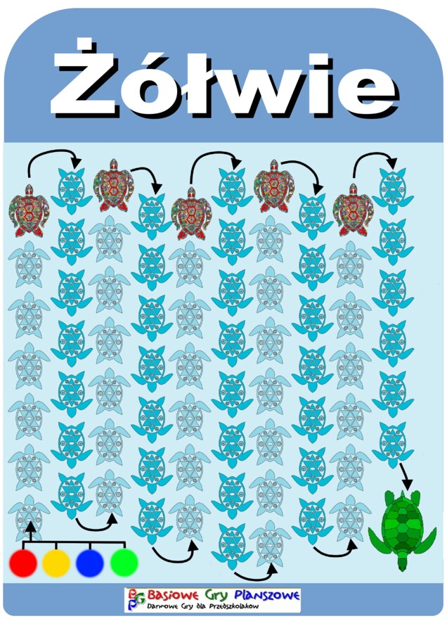 Żółwie – Gra planszowa
