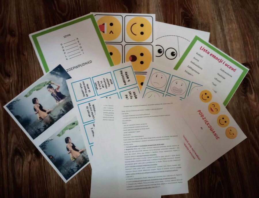 Konspekt zajęć rozwijających kompetencje emocjonalno-społeczne z dodatkami