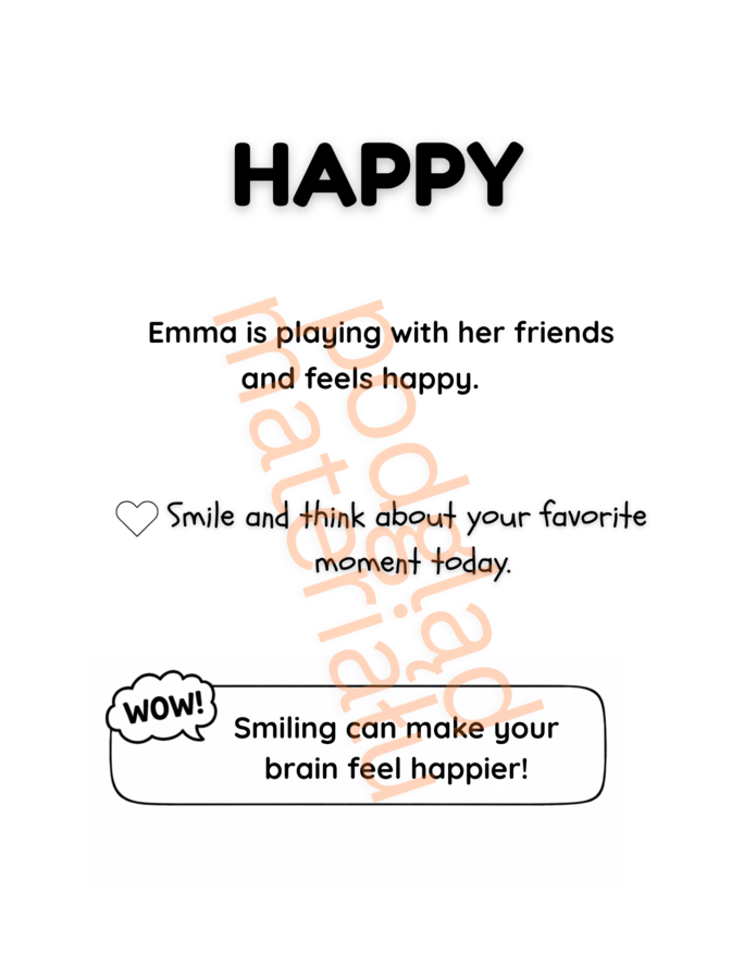 Emotions & Feelings for Kids – emocje po angielsku | kolorowanka i karty pracy PDF
