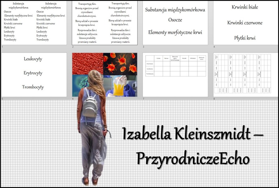 Karta pracy/stacje zadaniowe/ do tematu „Budowa i funkcje krwi” w pdf. W gratisie niekomercyjny scenariusz lekcji/pomysł na lekcję w programie genial.ly do edycji. Biologia 7. Dział „Układ krwionośny”.