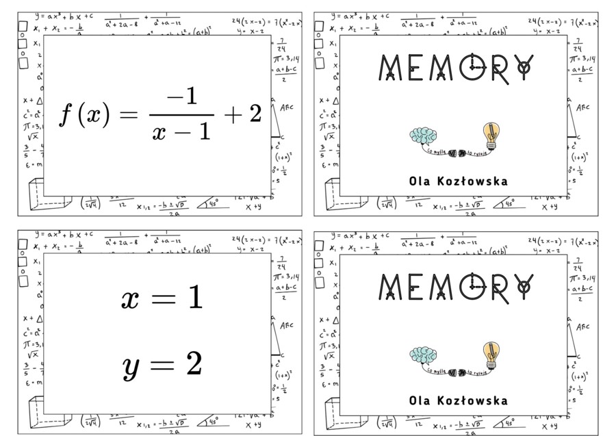 Memory funkcja wymierna