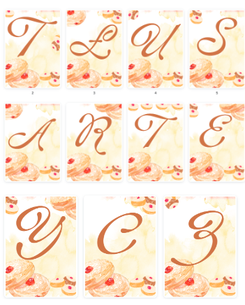 Tłusty Czwartek - GIRLANDA