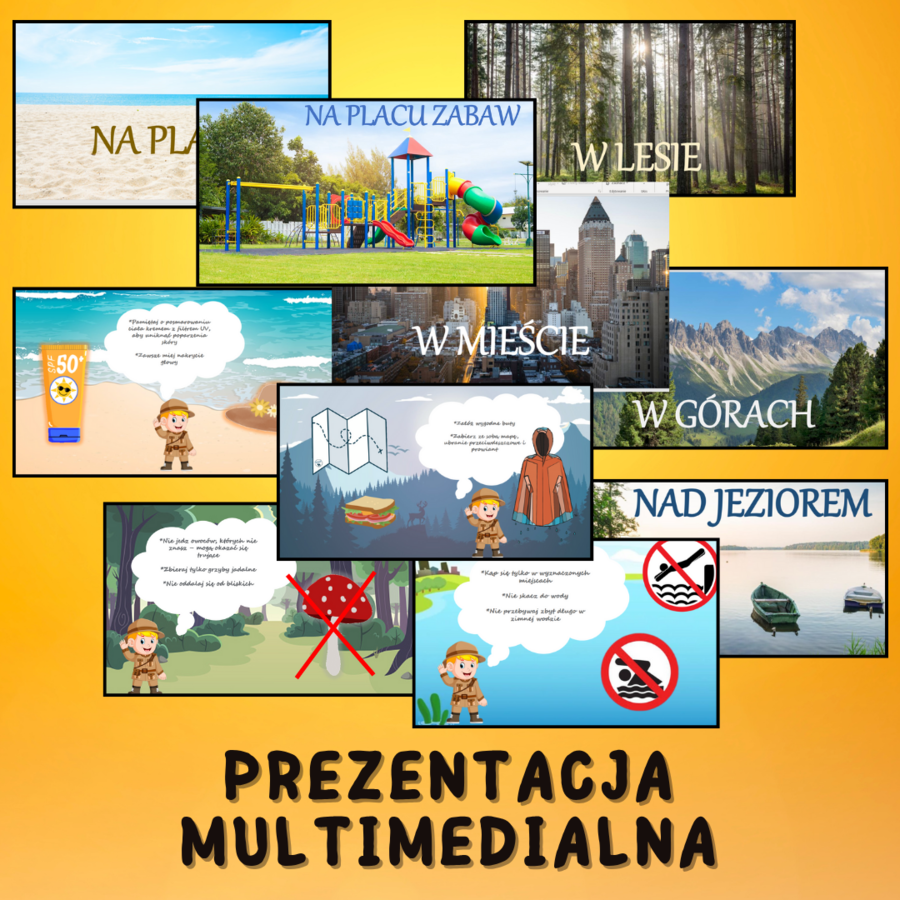Prezentacja multimedialna "Bezpieczne wakacje"
