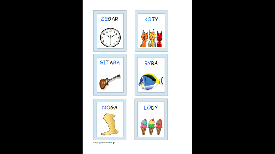 Zestaw pomocy na cały rok - nauka czytania