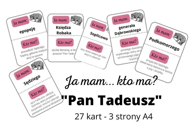 Ja mam... Kto ma? Pan Tadeusz