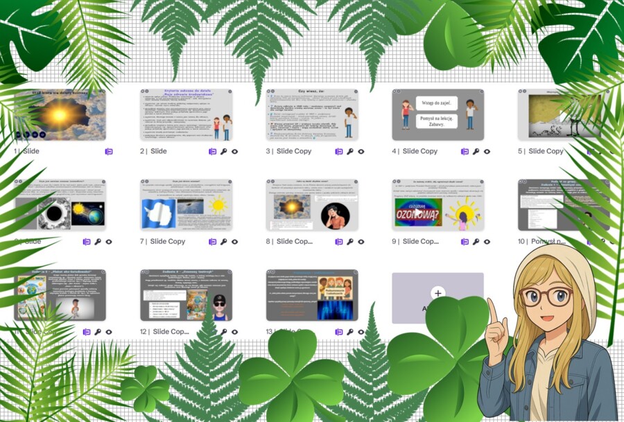 Prezentacja multimedialna w genial.ly „Skąd biorą się dziury ozonowe?" Edukacja zdrowotna. Klasa 5. Dział „Moje zdrowie środowiskowe".