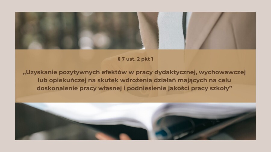 Szablon prezentacji dorobku nauczyciela na egzamin mianowany.