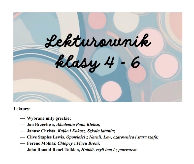Lekturownik 4-6
