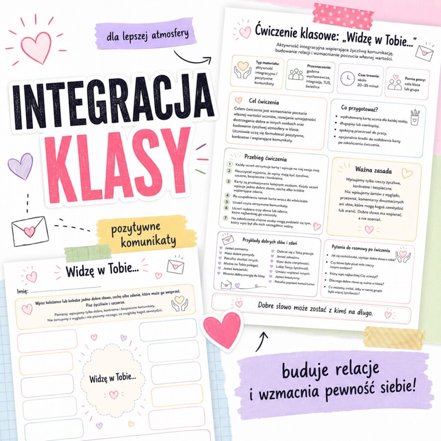 Ćwiczenie klasowe. Widzę w Tobie...