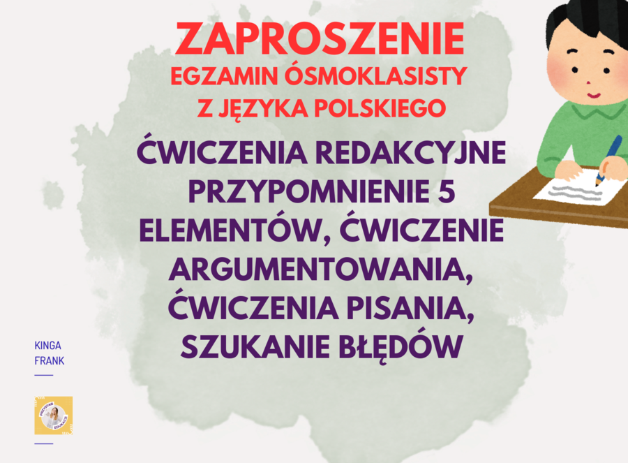 📢 ZAPROSZENIE – ĆWICZENIA REDAKCYJNE! 📝