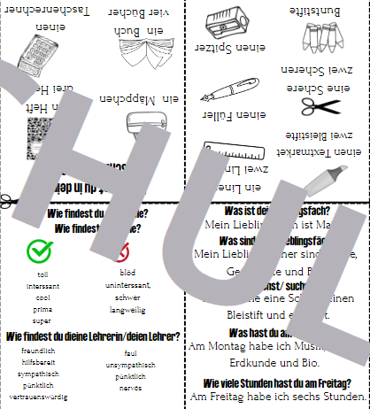 leporello - SCHULE -j. niemiecki