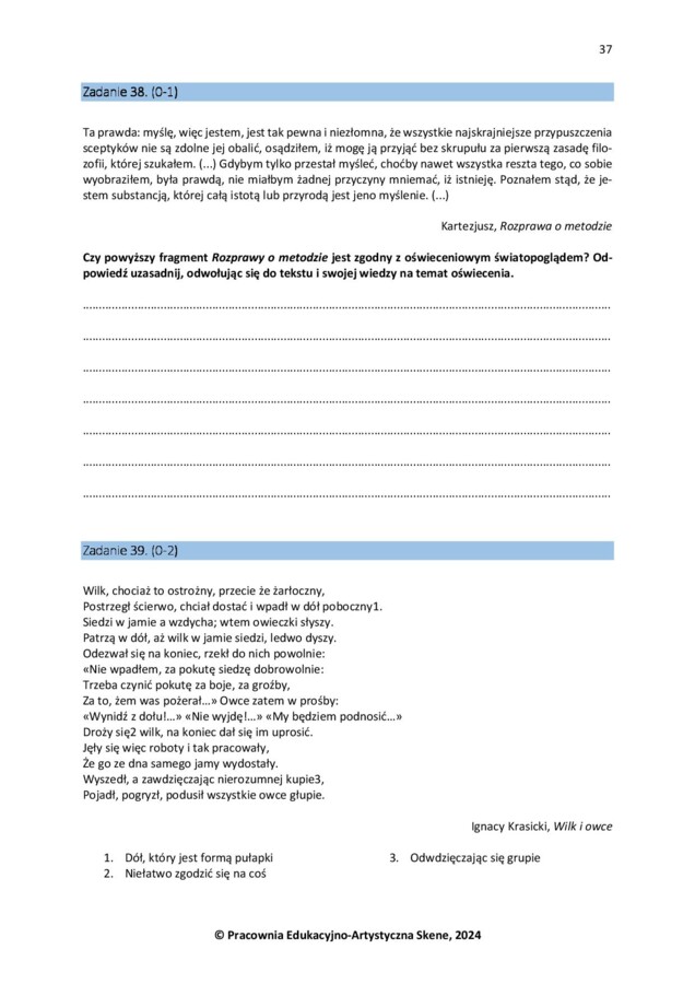 Matura od 2025. Język polski. Test historycznoliteracki (ćwiczenia)