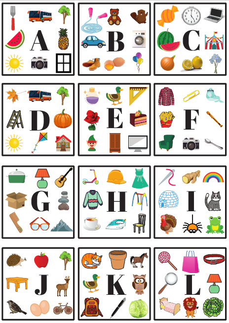 Alfabet - słuch fonemowy