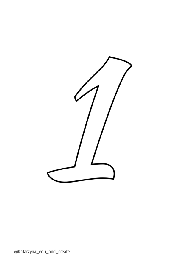 Szablon liter – kaushan – wielkie