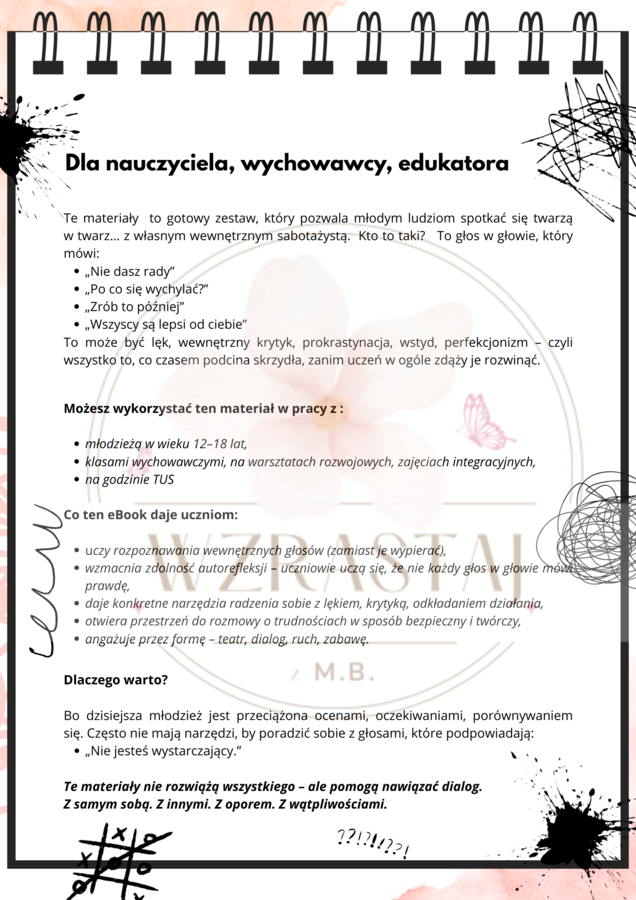 Poza tablicą - Rozmowy z sabotażystą - 2/52