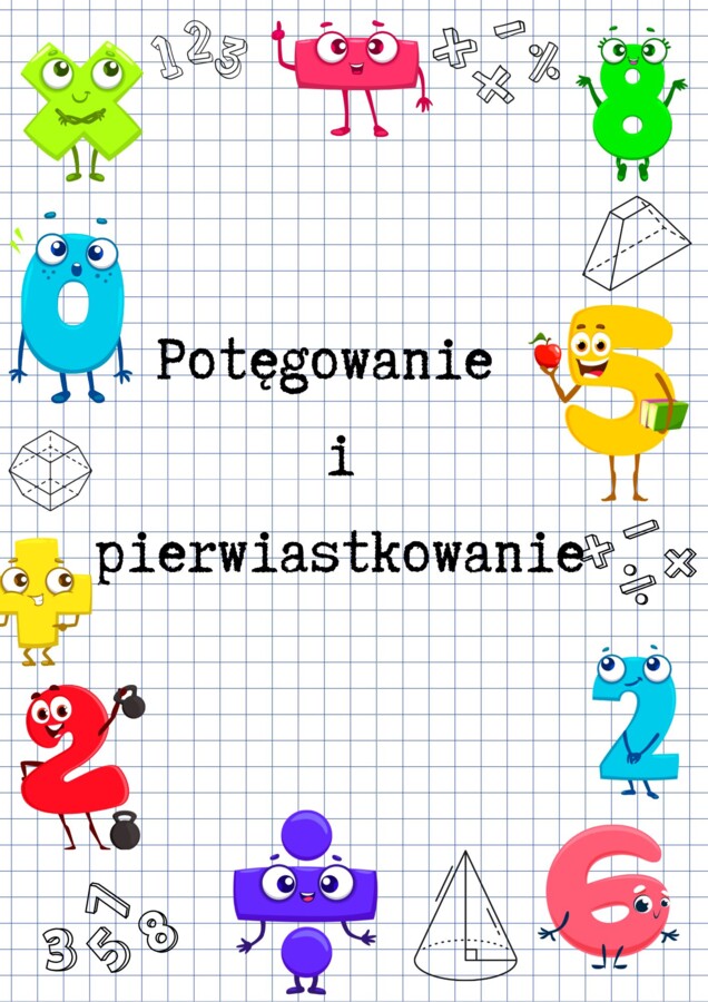 Zeszyt przygotowań do E8 z matematyki – potęgowanie i pierwiastkowanie