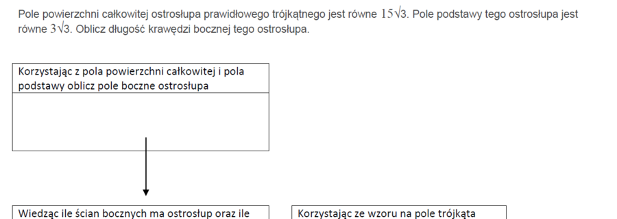 Łamacz matematyczny ostrosłupy