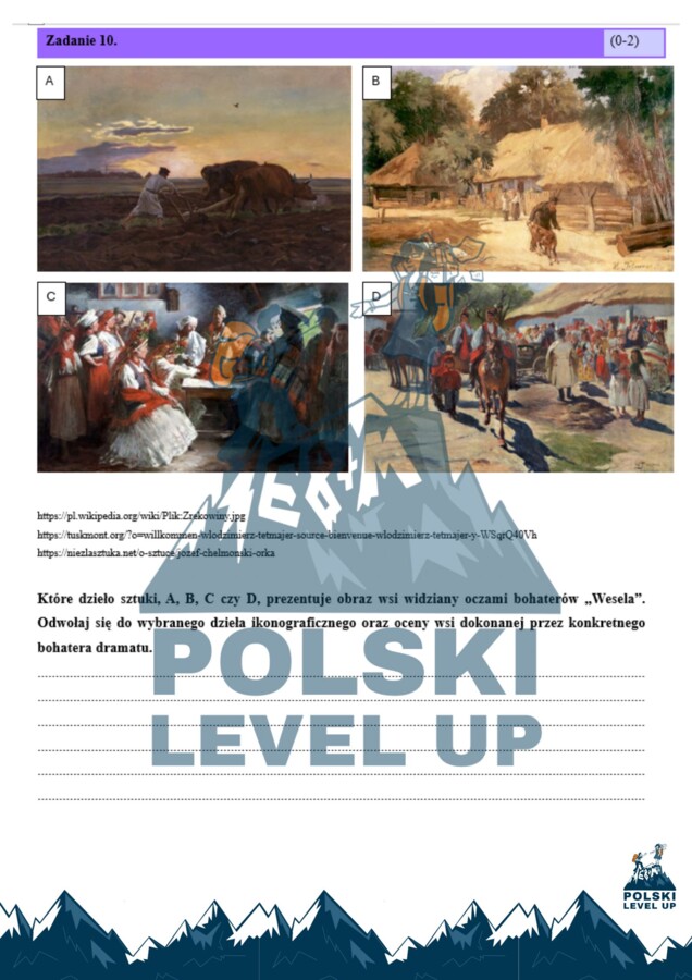Wesele_pakiet (4 elementy)_ Polski Level Up