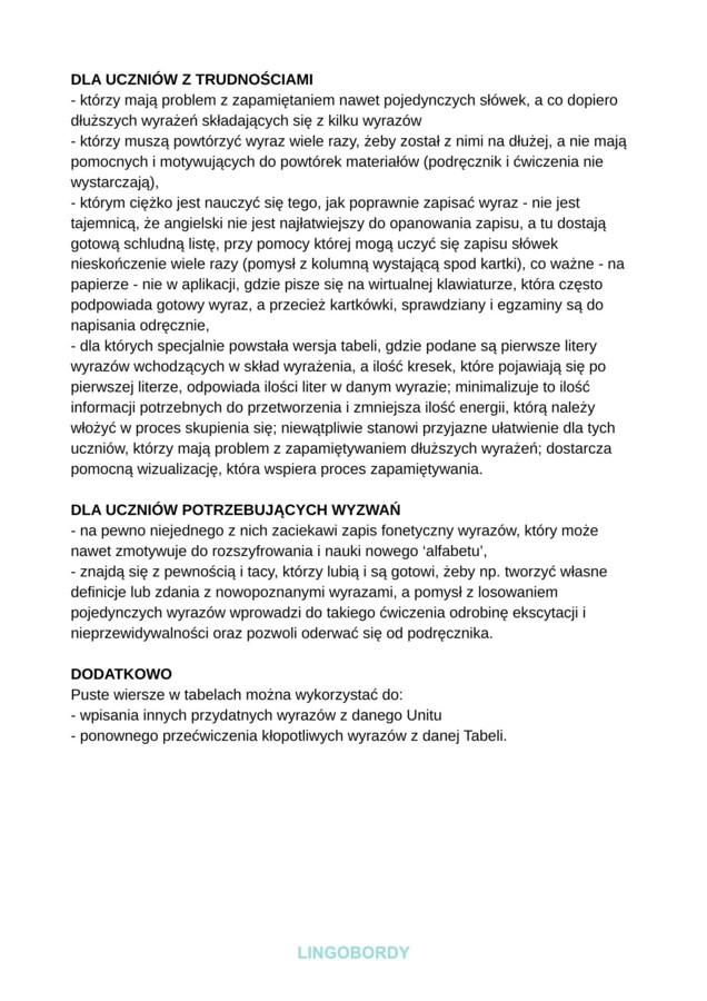 Together 5, Unit 3 - słownictwo