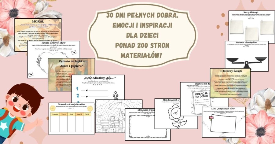 Małe bajki o wielkim sercu, zbiór 30 bajek terapeutycznych