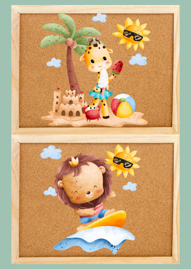 DEKORACJE GRAFIKI LATO