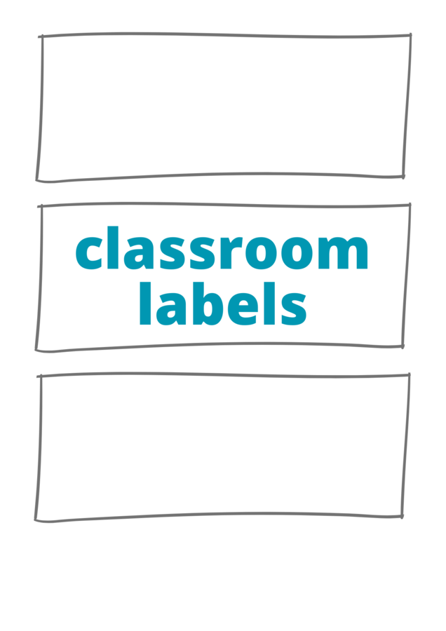 Classroom labels