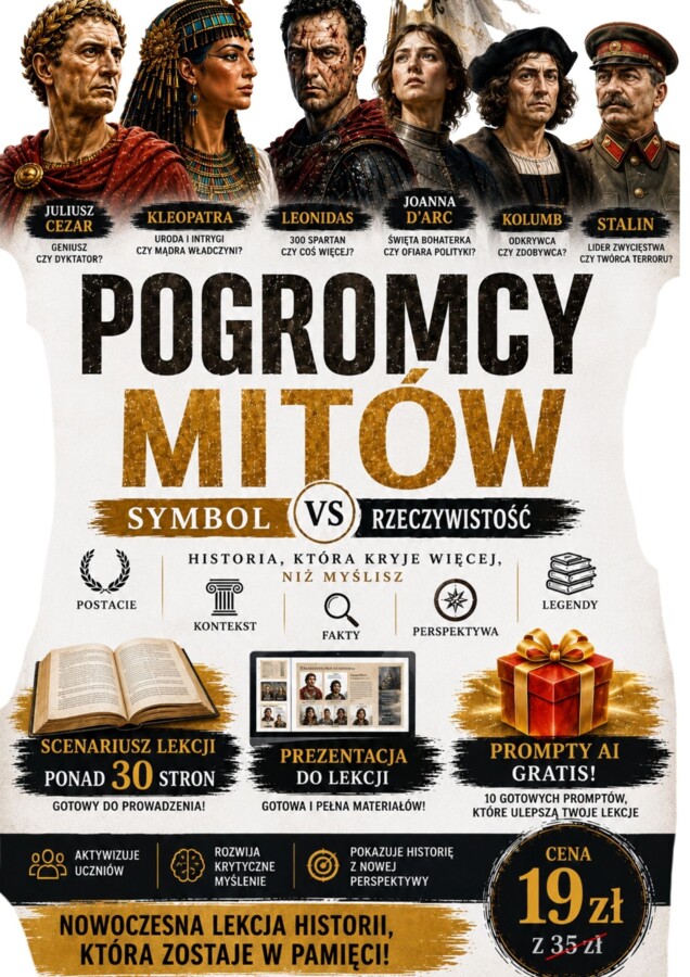 Pogromcy mitów - symbol vs rzeczywistość - gotowa lekcja