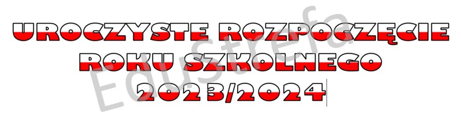 Dekoracja na rozpoczęcie roku szkolnego