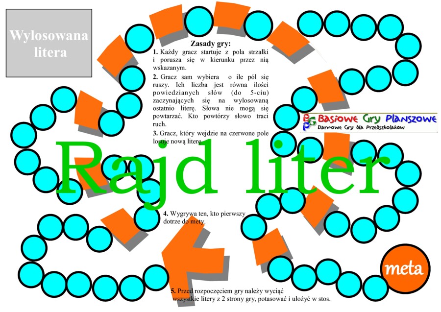 Rajd liter – Gra planszowa