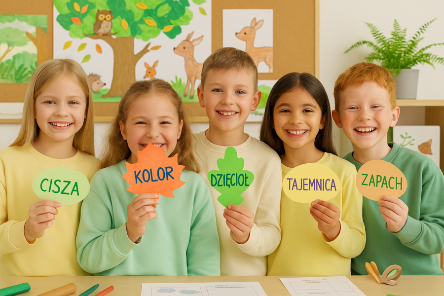 Scenariusz lekcji. Jan Twardowski "O lasach". [JĘZYK POLSKI]