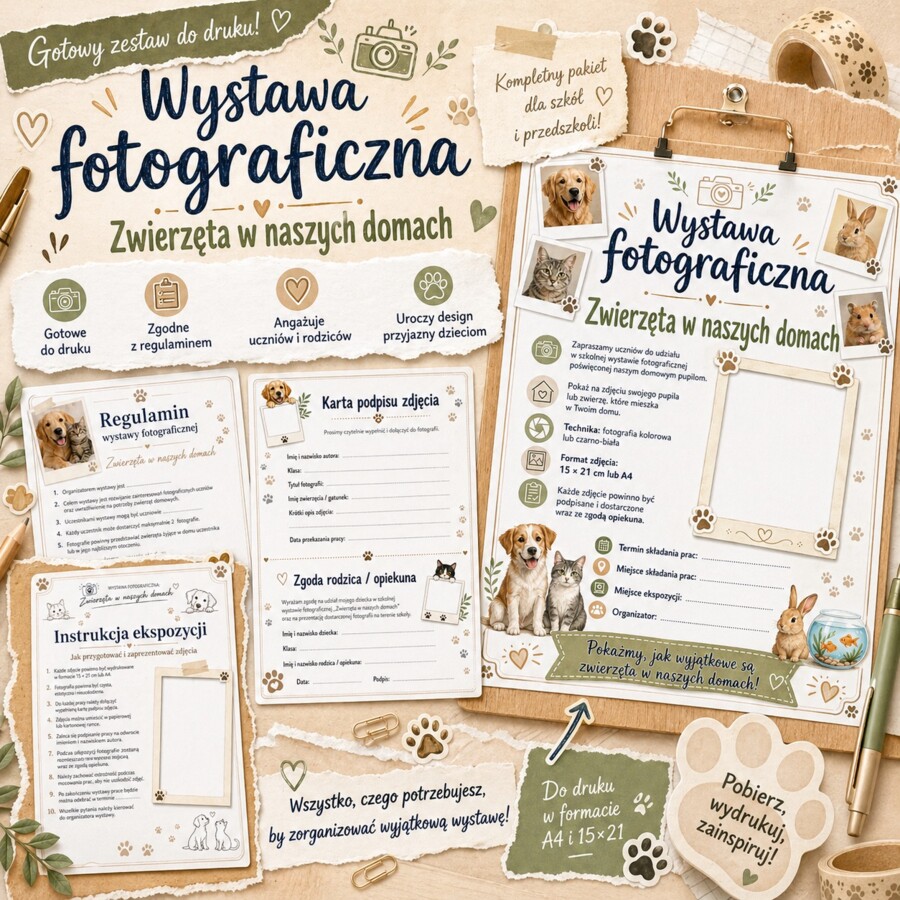 Wystawa fotograficzna. Zwierzęta w naszych domach