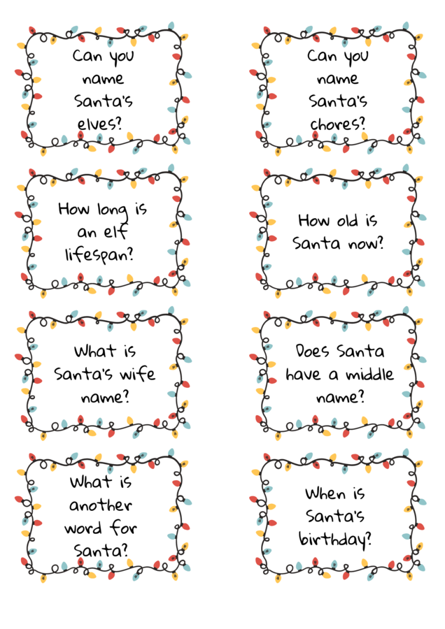 Santa Quiz - 16 questions about Santa