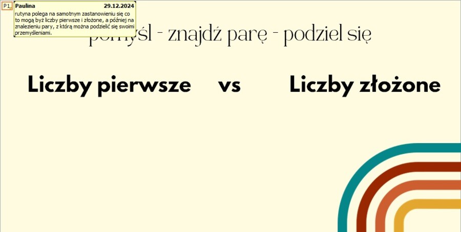 Liczby pierwsze i złożone - prezentacja