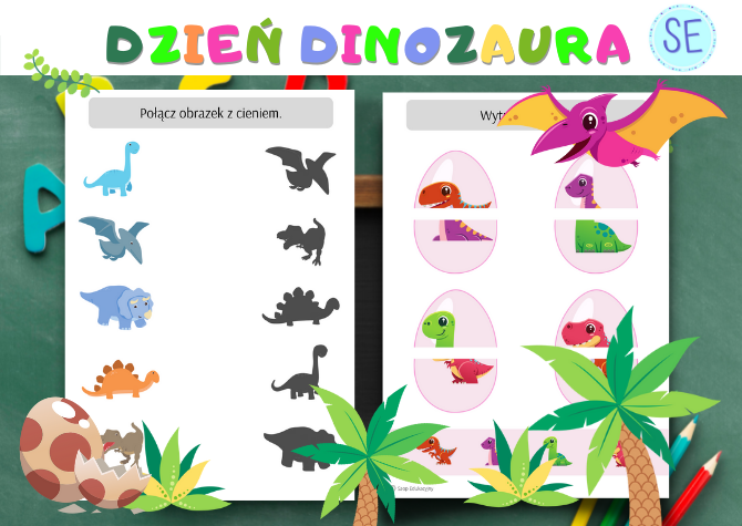 Dinozaury - zestaw zadań