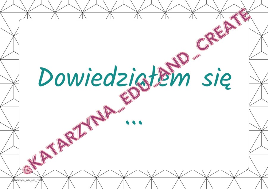 Podsumuj lekcję - plakaty z niedokończonymi zdaniami
